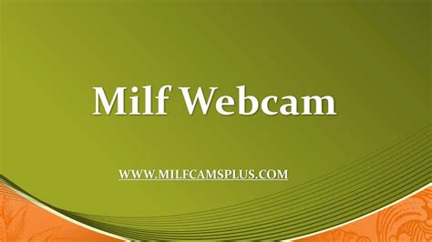 Ppt Milf Webcam Powerpoint Presentation Free Download Id 7804101