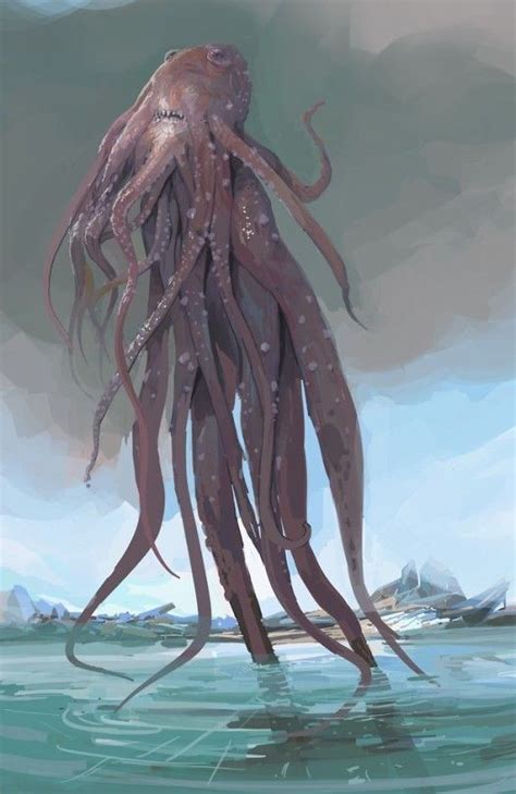 tentacle 🐙 monster tentacle monster alien concept art fantasy monster