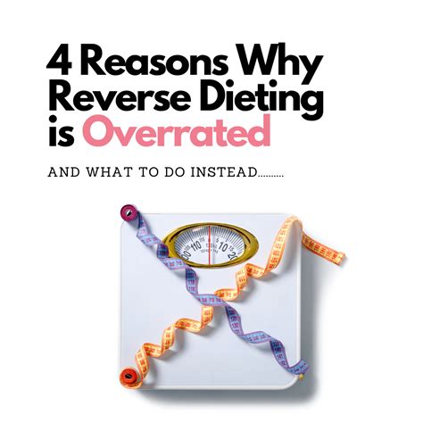 4 Reasons Why Reverse Dieting Is Overrated And What To Do Instead Eat