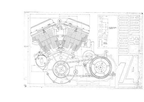 Pin By Mitch Bogard On Props Design Engines Bike Drawing Harley