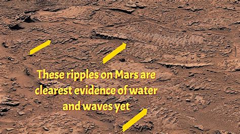 Nasa Finds “best Evidence Of Water And Waves” On Mars No Alien