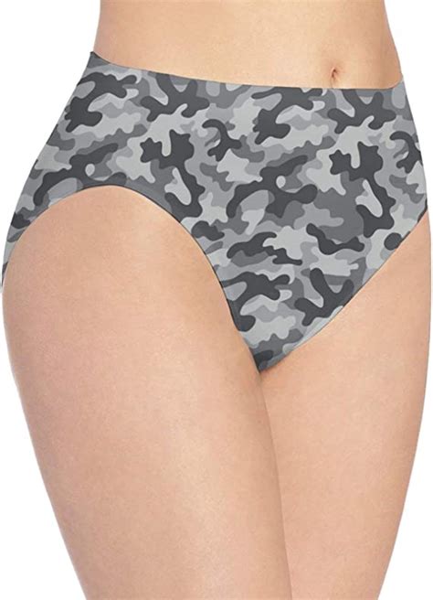 Camo Underwear For Women Sexy Panties Bikini Hipster Elasticity Ladies