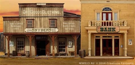Wild West Town 1 Backdrops Fantastic Australia