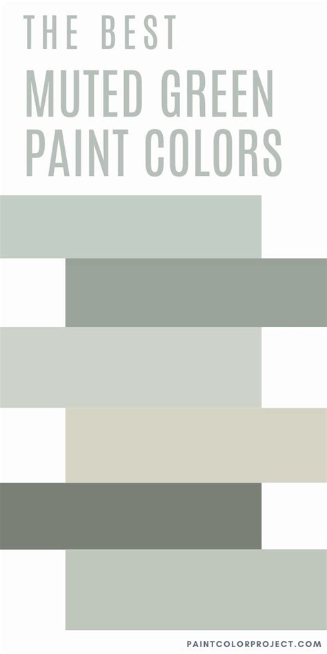 The Best Muted Green Paint Colors The Paint Color Project