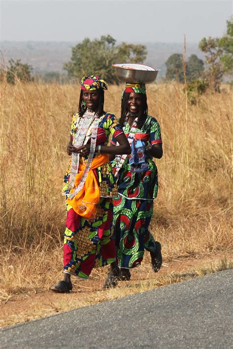 Fulani Women On The Way Back From The Market Bc393 Flickr
