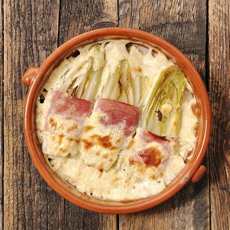 Endives with ham