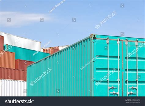 Freight Shipping Containers Stock Photo 134436296 Shutterstock