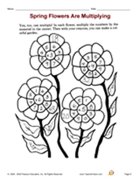Amazing lent coloring sheets image inspirations. Spring Flowers Are Multiplying Printable (3rd - 4th Grade ...