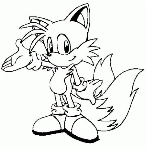 Tails Para Colorear Drawings How To Draw Sonic Coloring Pages