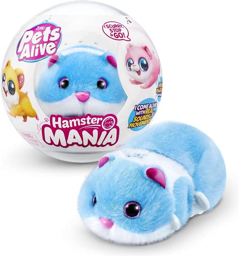 Pets Alive Hamstermania Blue By Zuru Hamster Electronic