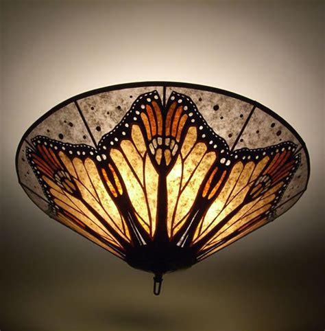 Just send a message or images of the color you would like and well see what we can work out. Monarch Butterfly Wings Mica Ceiling Lamp - Sue Johnson