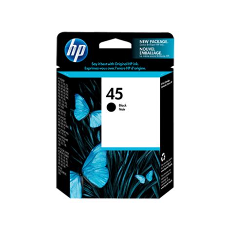 Hp 45 Deskjet 850830855 895952970 Blk Cartridge Data Supplies