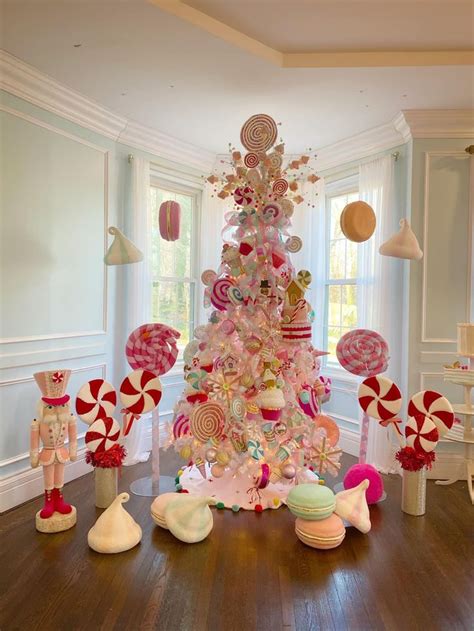 Candyland Tree Gingerbread Christmas Decor Candy Christmas Tree