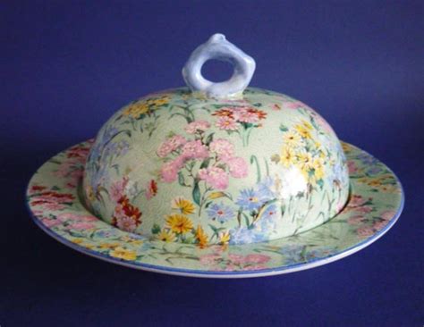 Image Detail For Rare Shelley Pottery Melody Chintz Muffin Dish And