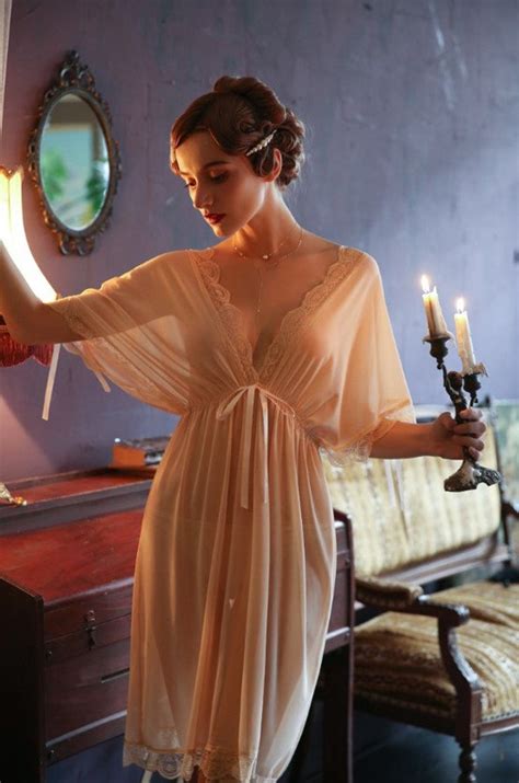 Sheer Lingerie Dress See Through Erotic Nightgown Bridal | Etsy