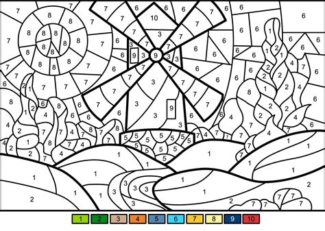 Download 34 Dibujos Para Colorear Con Numeros Del 1 Al 100