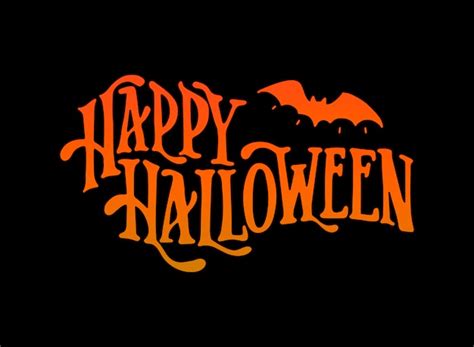 Premium Vector Happy Halloween Lettering