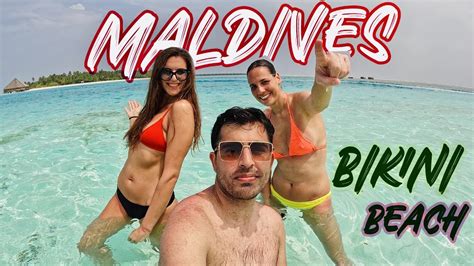 Bikini Beach Maldives Dhiffushi Island Interview With Serbian Vollyball Players Beach Walk