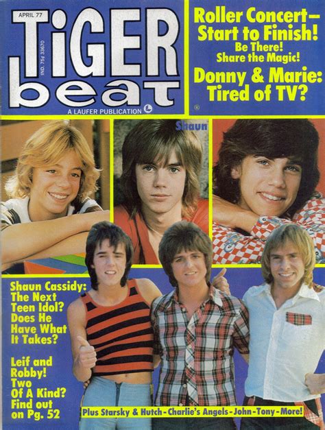 Tiger Beat Magazine April 1977 Leif Garrett Shaun Cassidy Bay City