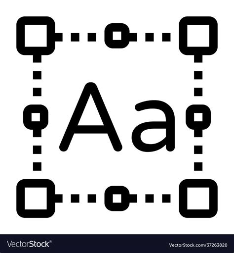 Text Tool Royalty Free Vector Image Vectorstock