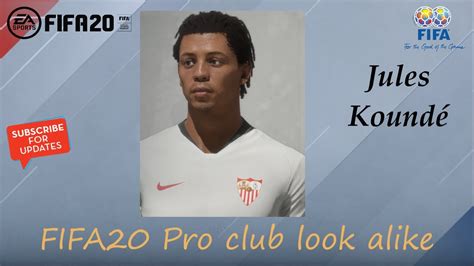 This is his champions league rttf card. FIFA 20 Jules Koundé look alike in Sevilla // Fifa20 Pro ...