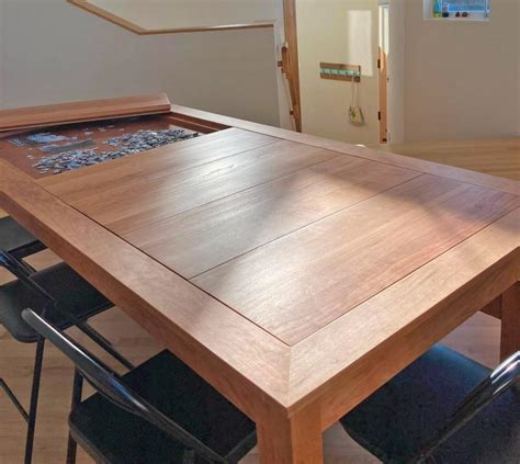 This Amazing Dining Table Has A Hidden Gamepuzzle Compartment Under