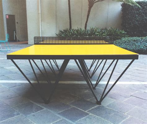 1 diy outdoor ping pong table. An Outdoor Ping Pong Table for Design Lovers