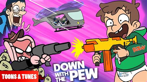 Down With The Pew 🎵 Animated Music Video Based Off Fgteev Book Feat Funnel Vision Youtube