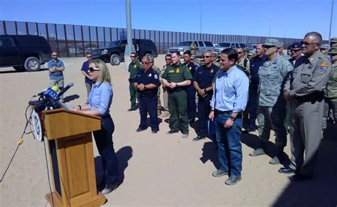 Us Homeland Security Secretary Nielsen And Arizona Governor Ducey