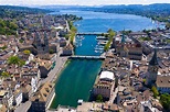 Aerial view of Zurich city in Switzerland | The Swiss Quality: Coach ...