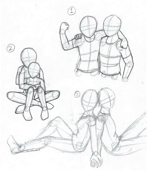 Couple Breast Friends Body Positions Holding Hands How To Draw
