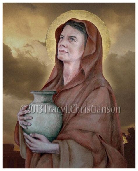 St Martha Of Bethany Art Print Catholic Patron Saint Of Cooks