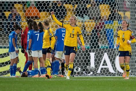 Womens World Cup 2023 Ilestedt Scores Twice As Sweden Beats Italy 5 0