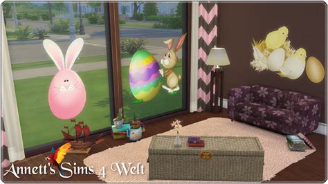 Annetts Sims 4 Welt Easter Wall Deco Part 1