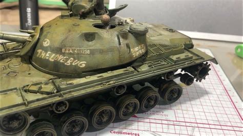 Monogram 135 M48a2 Patton Love Bug Tank Unbox Build Youtube