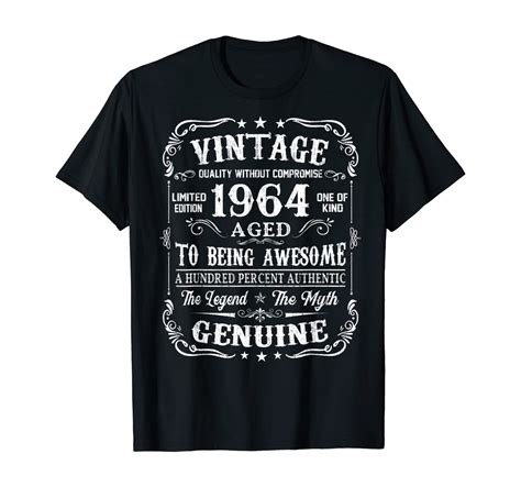 56 Years Old 1964 Vintage 56th Birthday T Shirt