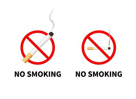 No Smoking Forbidden Signs Custom Designed