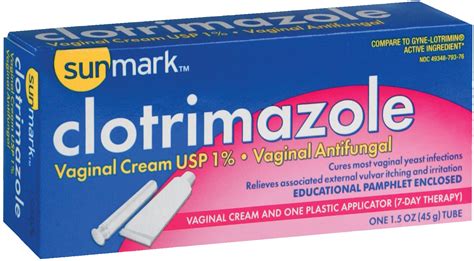 Sunmark Clotrimazole Vaginal Antifungal Cream Optum Store