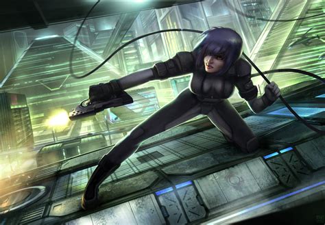 Sci Fi Art Ghost In The Shell Engage 2d Digital