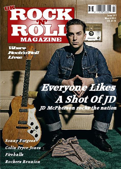 Uk Rock Magazine Issue 107 Rockabilly Jd Mcpherson Sonny Burgess