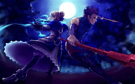 Download Lancer Fatezero Saber Fate Series Anime Fatezero Hd