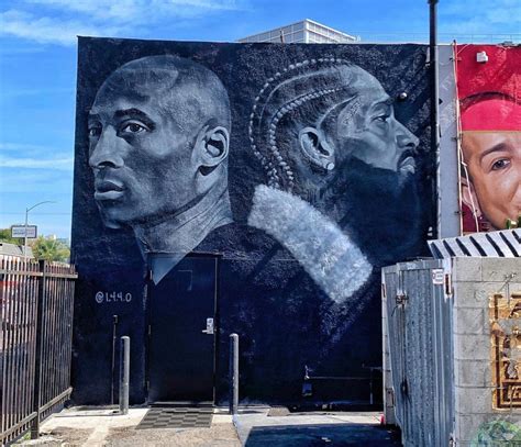 Kobe Bryant And Nipsey Hussle Murals In Los Angeles Southern California