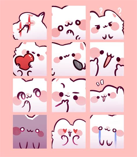 Having A Crisis Discord Emotes Cute Stickers Cute Drawings