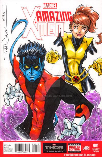 Nightcrawler And Kitty Pryde By Toddnauck On Deviantart