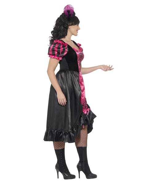 Fashion Plus Size Saloon Girl Costume Wild West Fancy Dress Il5770328