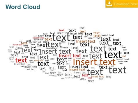 Unique Word Cloud Powerpoint Template