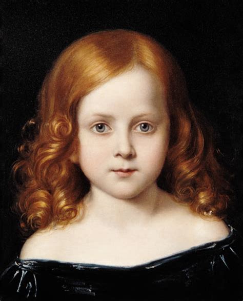 Portrait Of The Artists Daughter Charles West Cope Als Reproductie