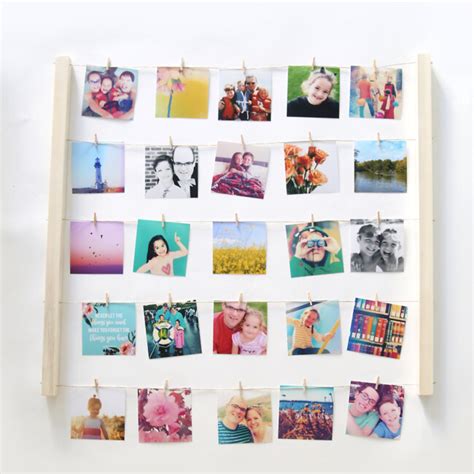 Diy Clothespin Picture Hanger Its Always Autumn