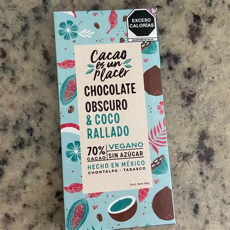 Cacao Es Un Placer Chocolate Obscuro Y Coco Rallado Reviews Abillion
