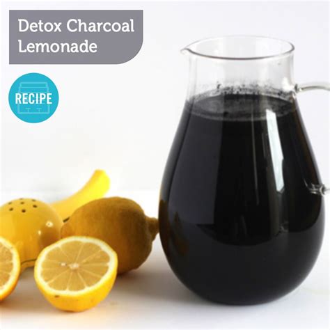Detox Charcoal Lemonade Lemonade Detox Spring Cleaning